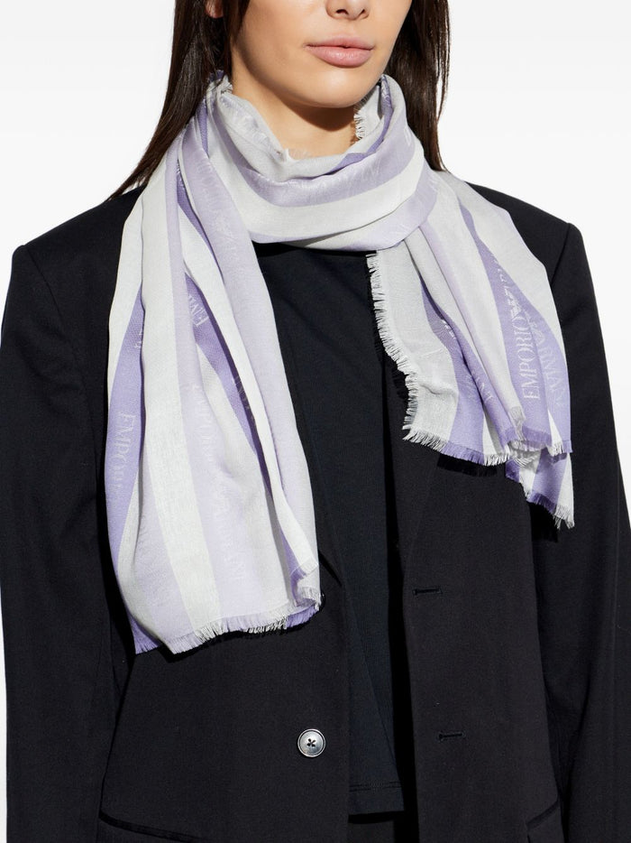 Emporio Armani Scarfs Lilac
