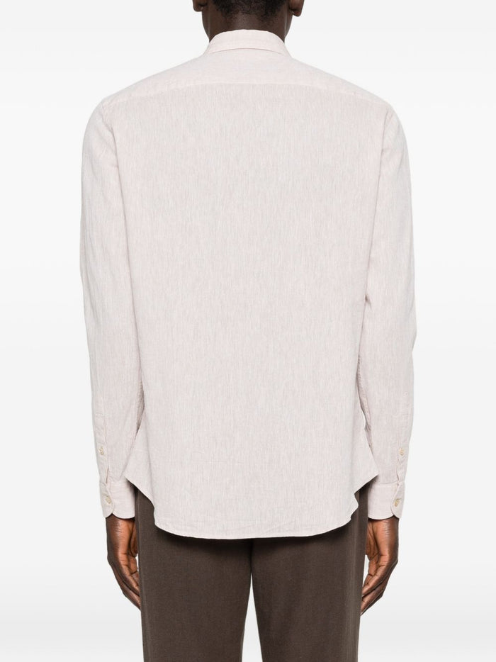 Emporio Armani Shirts Beige Linen