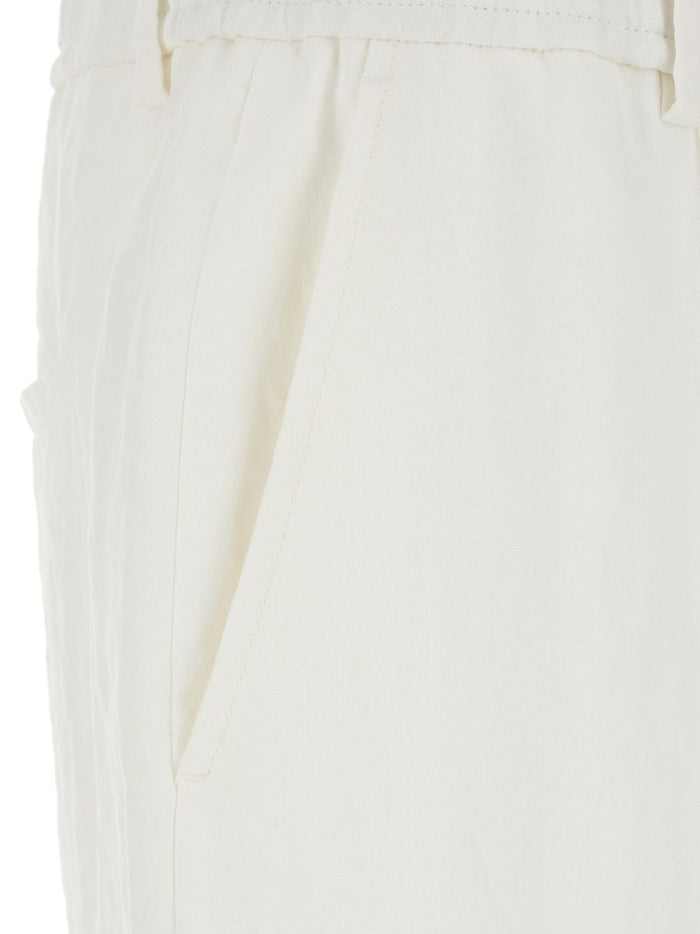 Emporio Armani Trousers Navy Linen