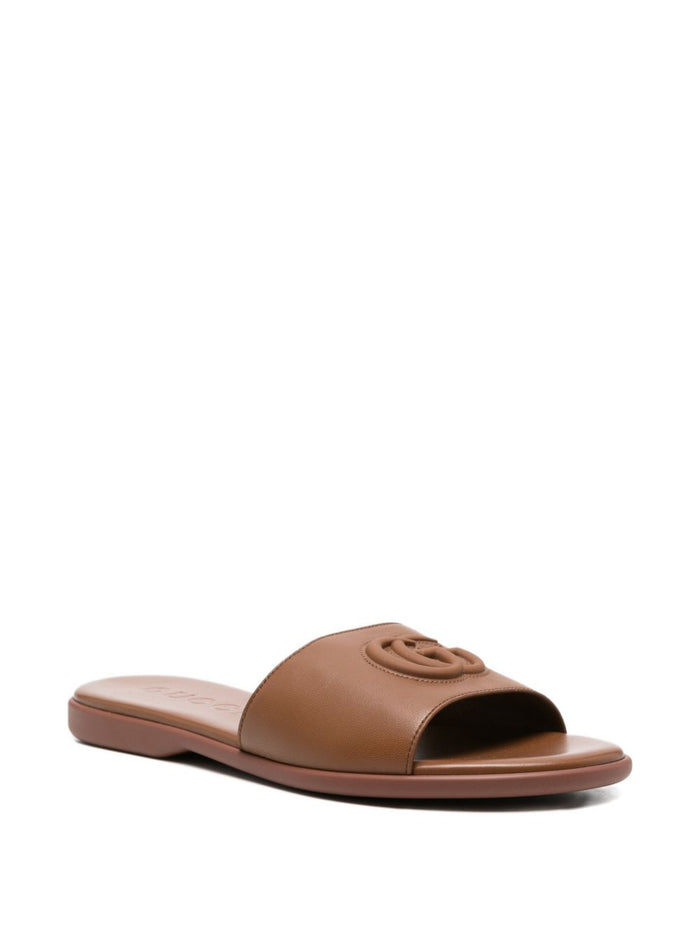 Gucci Sandals Leather Brown