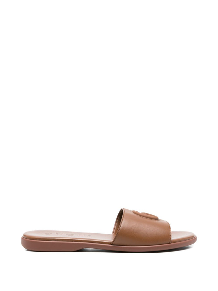 Gucci Sandals Leather Brown