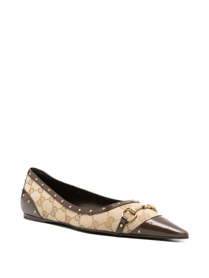 Gucci Flat Shoes Beige
