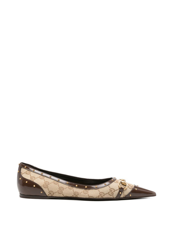 Gucci Flat Shoes Beige
