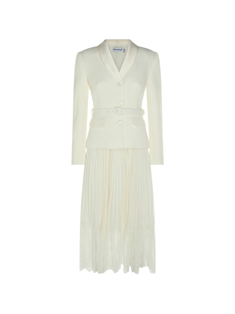 Self-Portrait Dresses Ecru