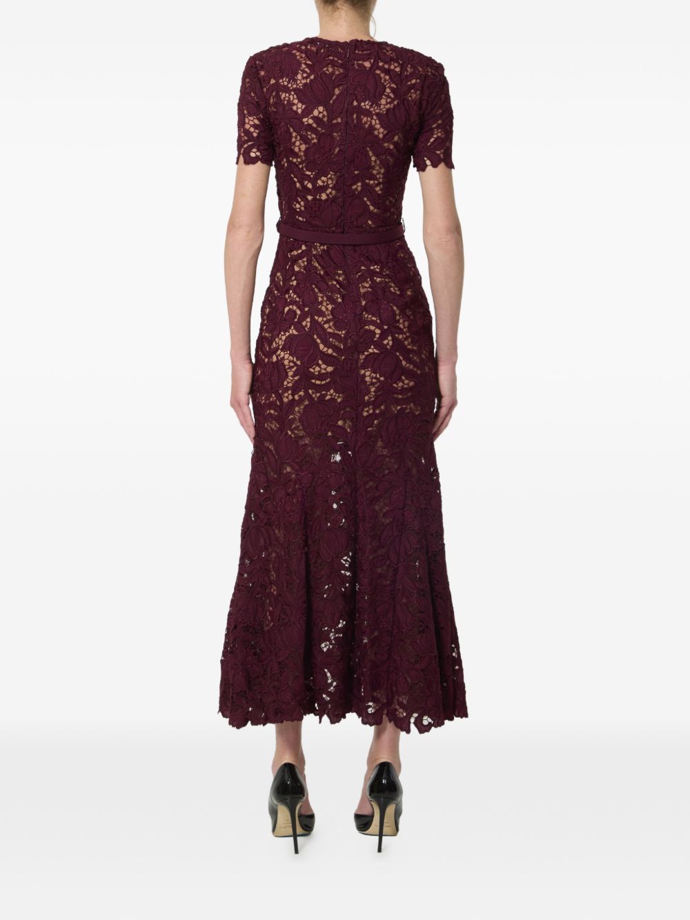 Self-Portrait Dresses Bordeaux