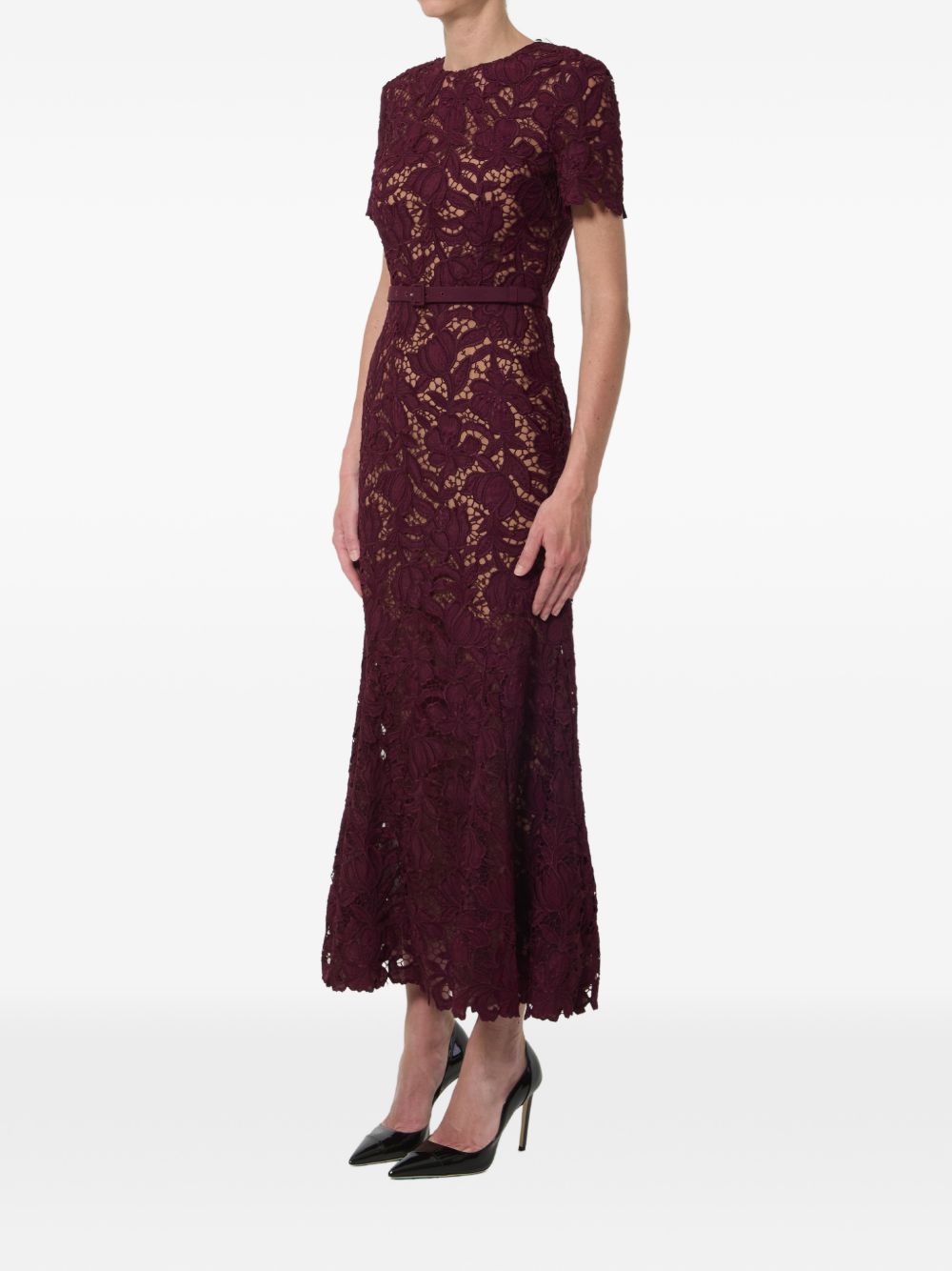 Self-Portrait Dresses Bordeaux