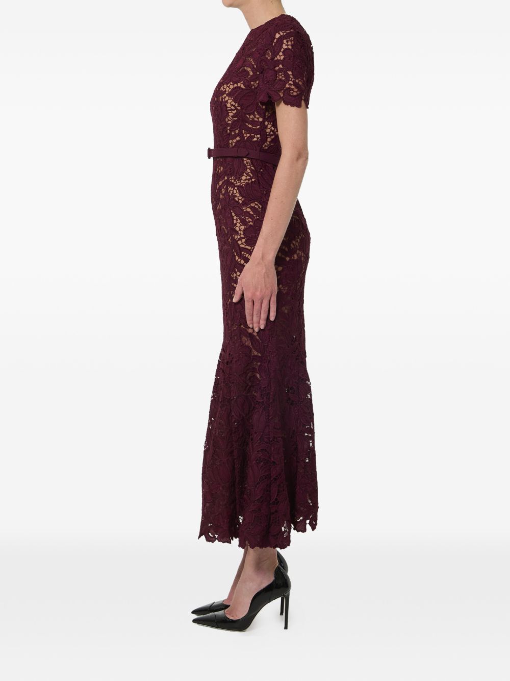 Self-Portrait Dresses Bordeaux