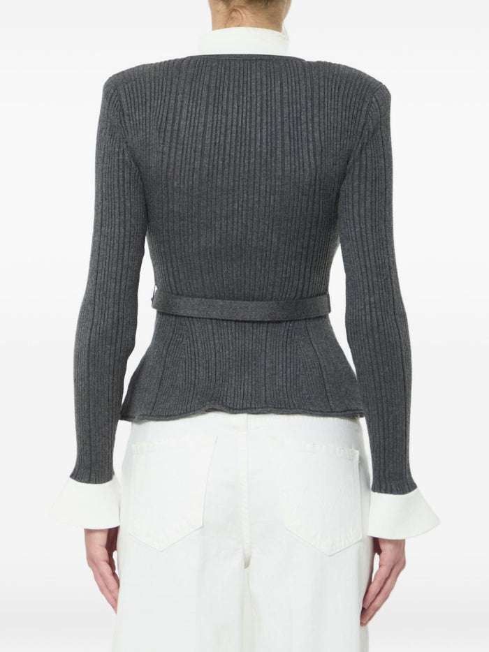 Self-Portrait Sweaters Grey