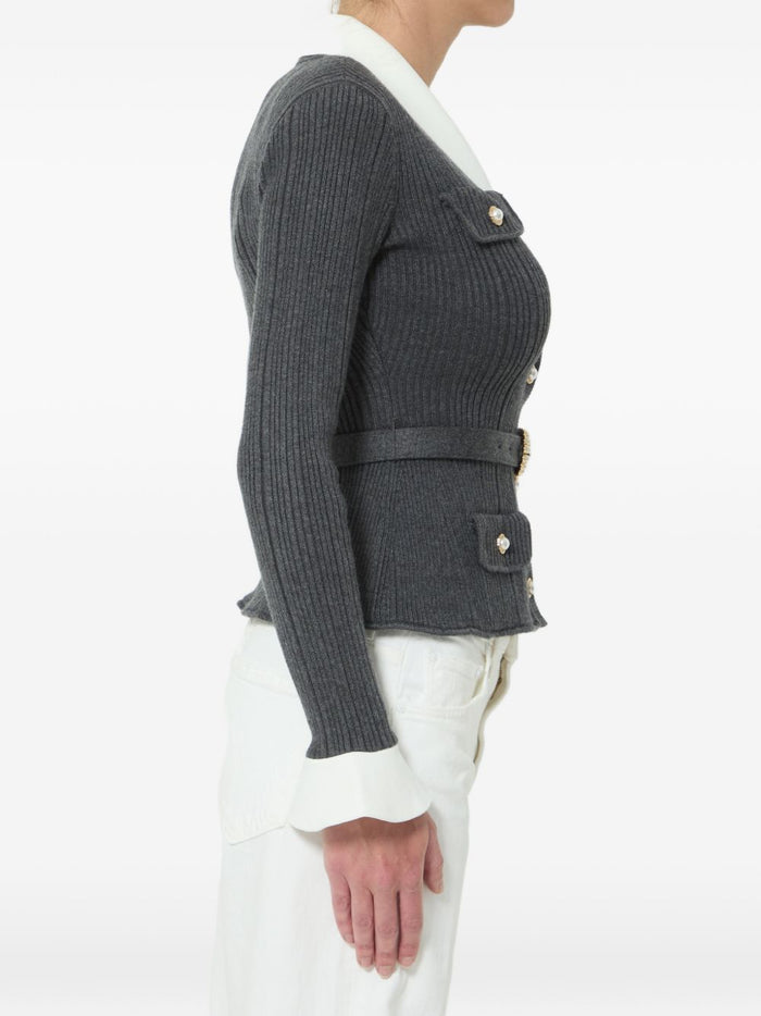 Self-Portrait Sweaters Grey