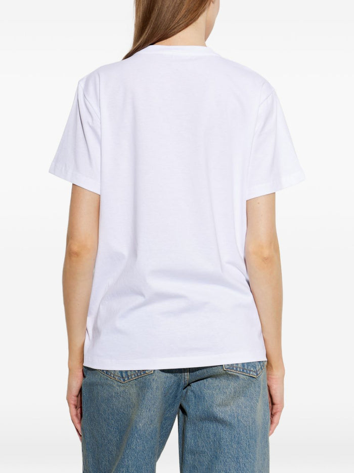 Ganni T-Shirts And Polos White