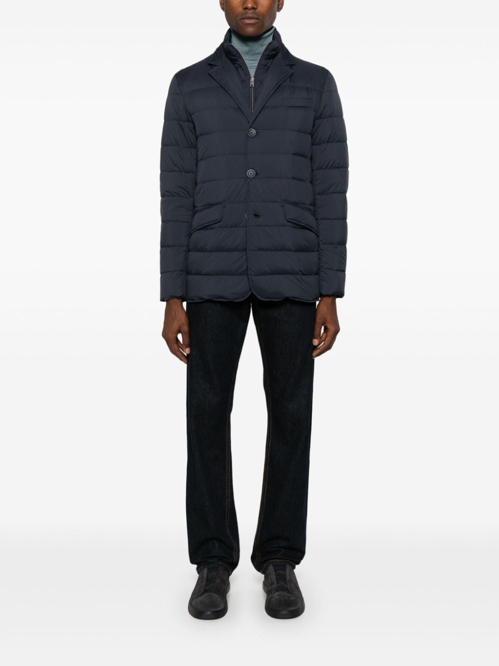 Herno Coats Navy