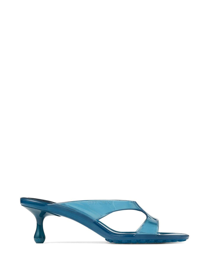 Jimmy Choo Sandals Clear Blue