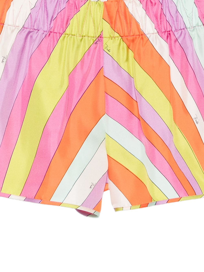 Pucci Shorts Multicolor Silk