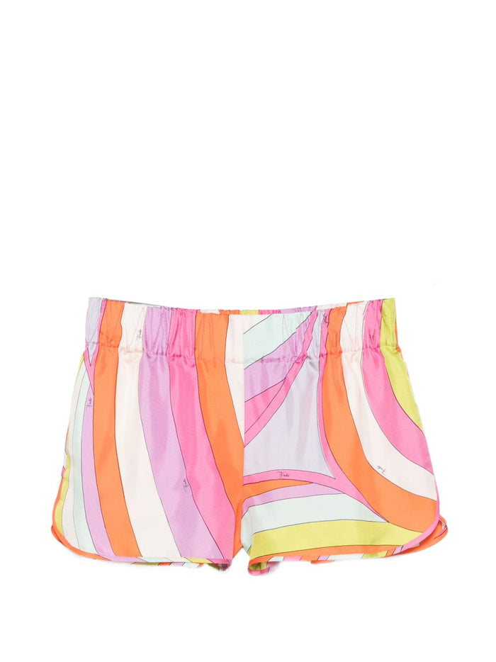 Pucci Shorts Multicolor Silk
