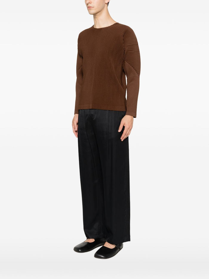Homme Plisse Issey Miyake T-Shirts And Polos Brown