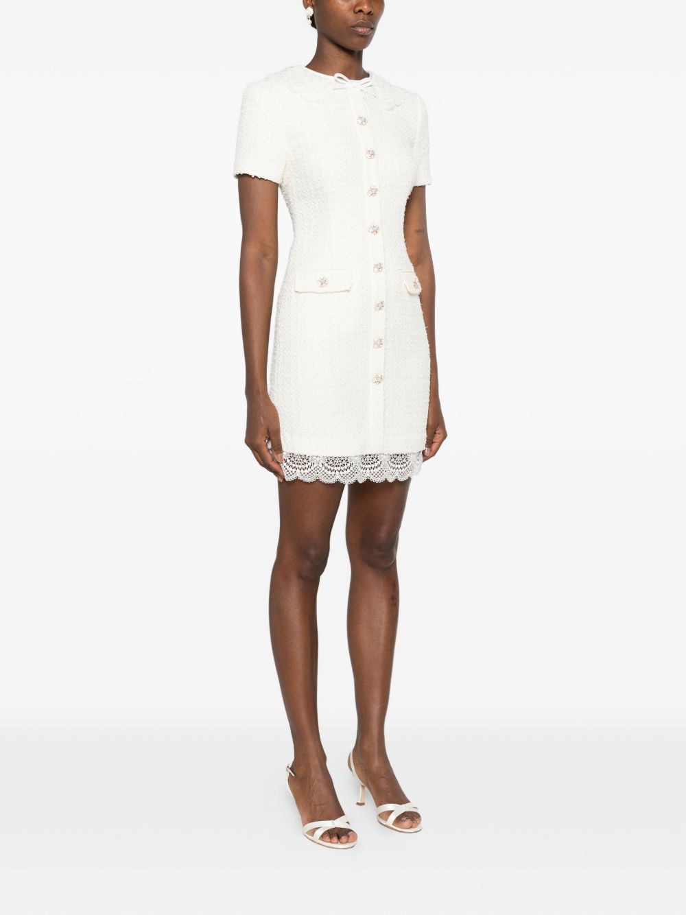 Self-Portrait Dresses Ecru