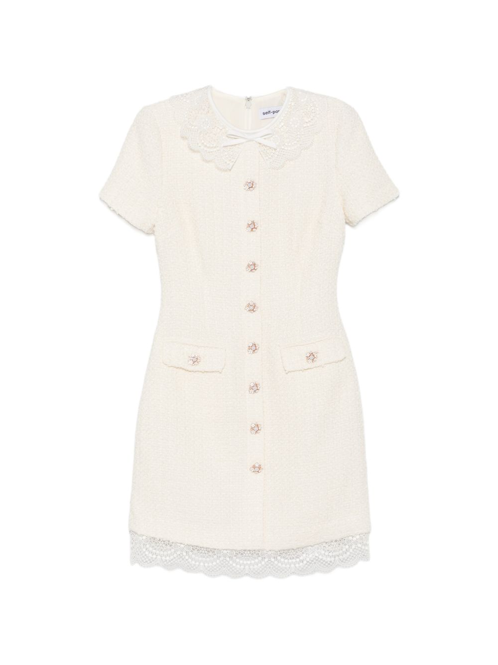 Self-Portrait Dresses Ecru