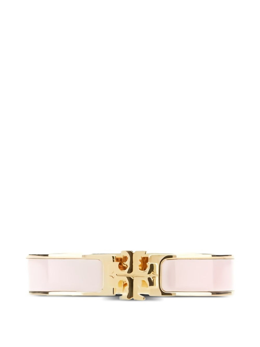 Tory Burch Logo Enamel Bracelet — Pink