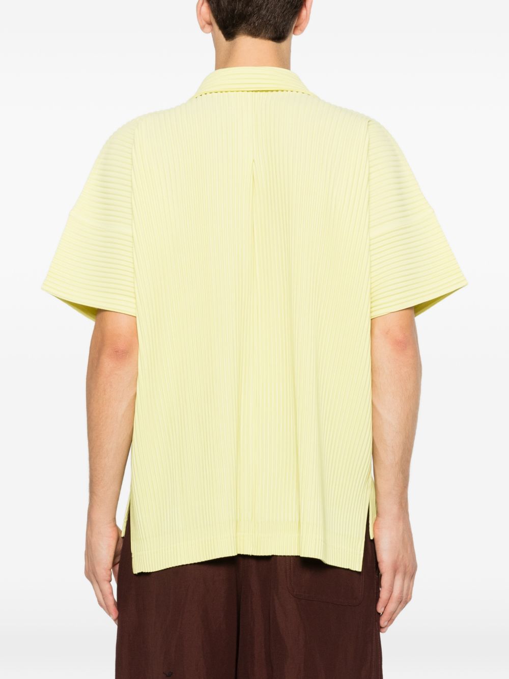 Homme Plisse Issey Miyake Shirts Yellow