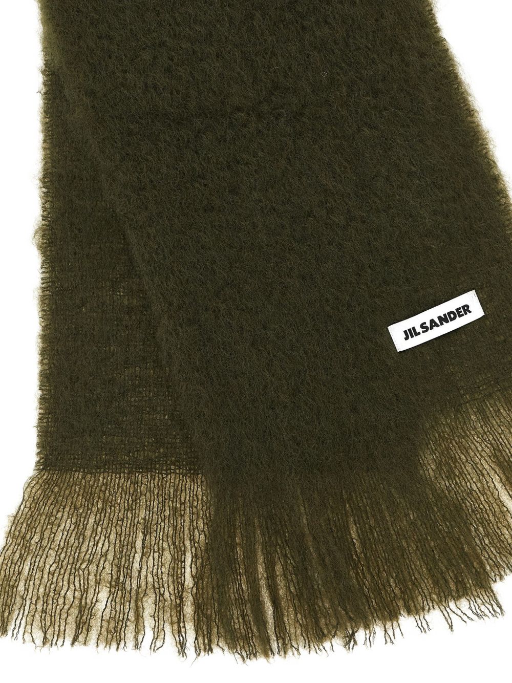 Jil Sander Scarfs Kaki