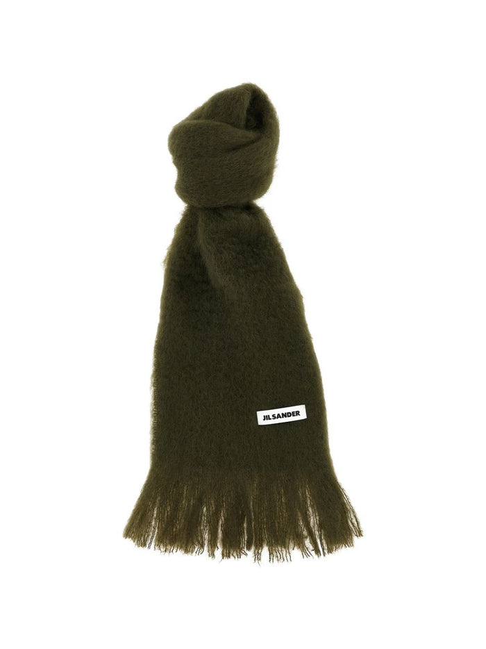 Jil Sander Scarfs Kaki