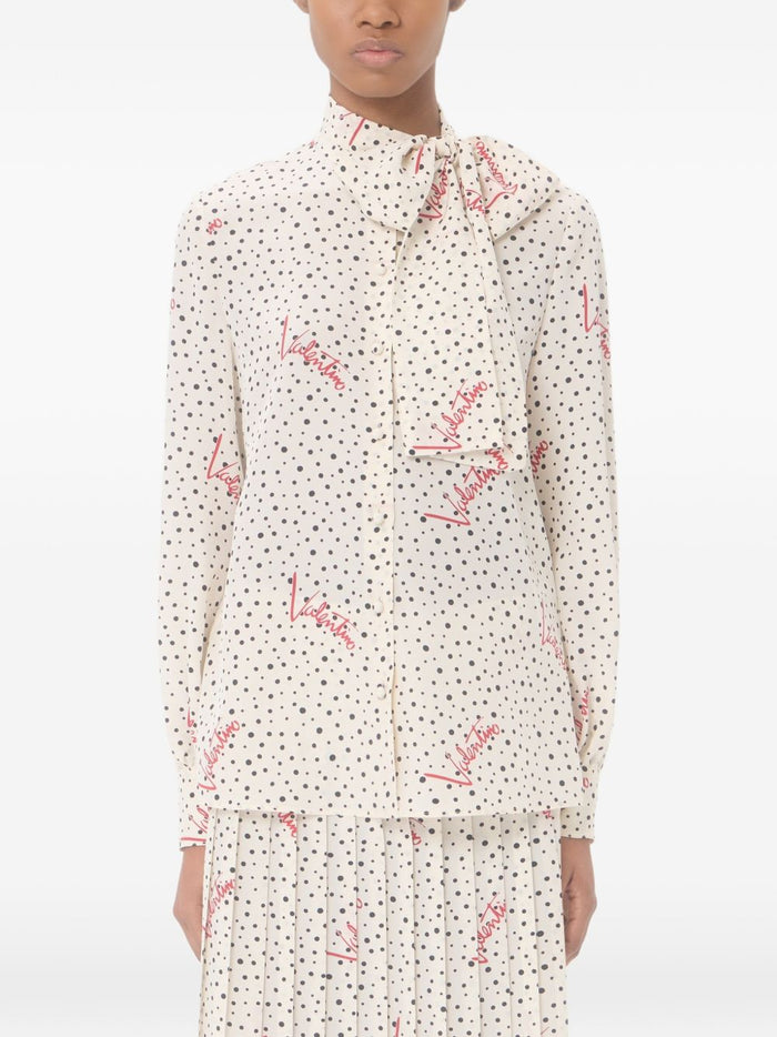 Valentino Shirts Ecru