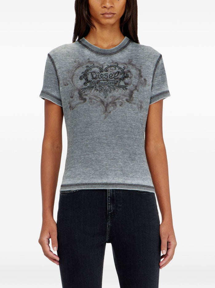 Diesel T-Shirts And Polos Grey
