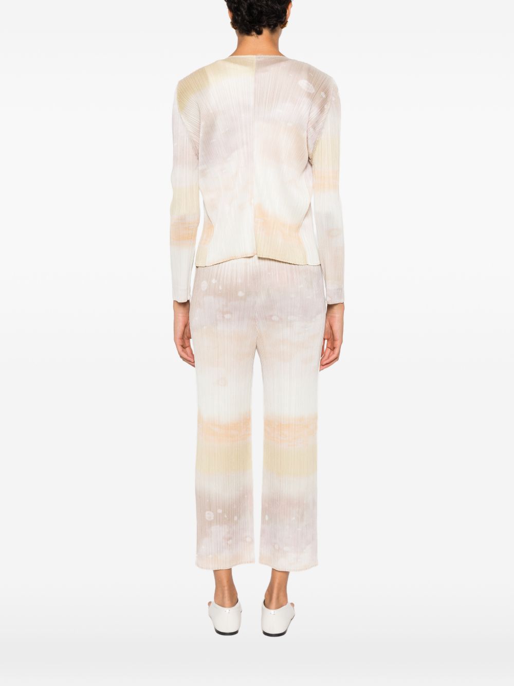 Pleats Please Sweaters Beige Polyester
