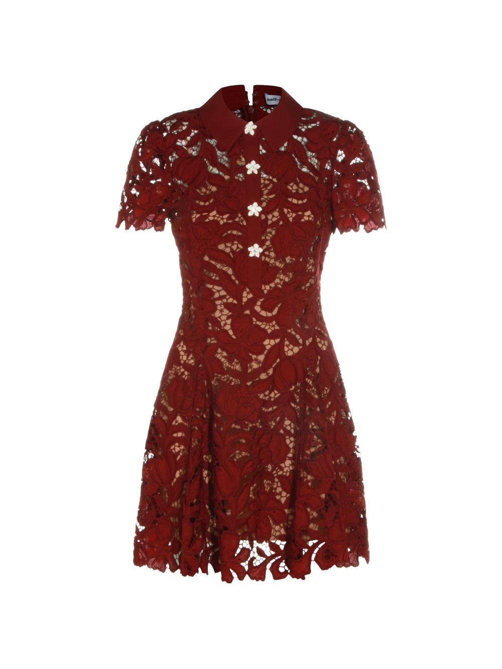 Self-Portrait Dresses Bordeaux