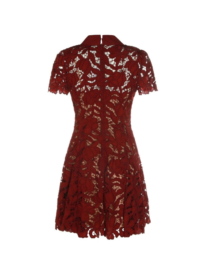 Self-Portrait Dresses Bordeaux