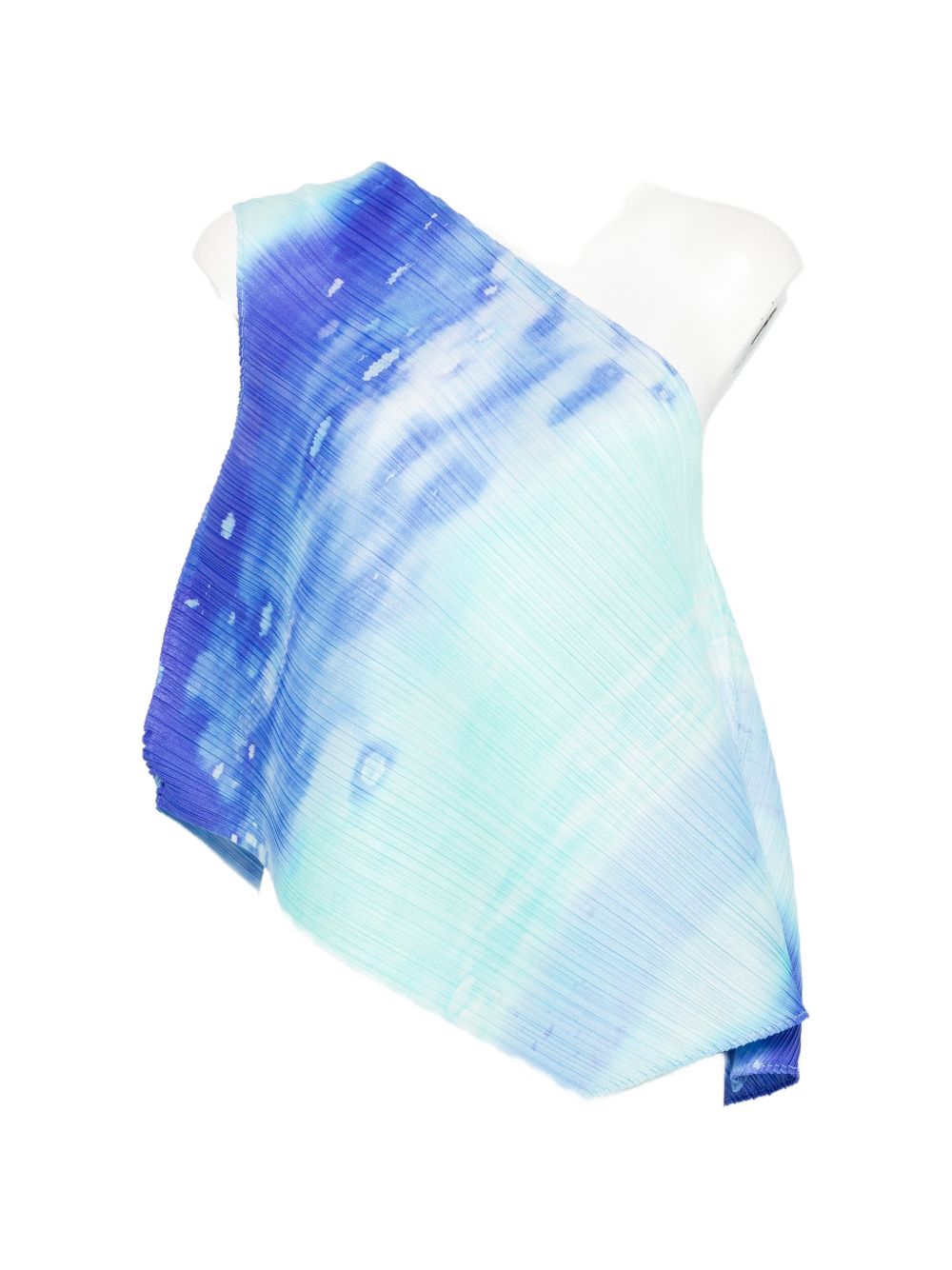 Pleats Please Top Light Blue Polyester