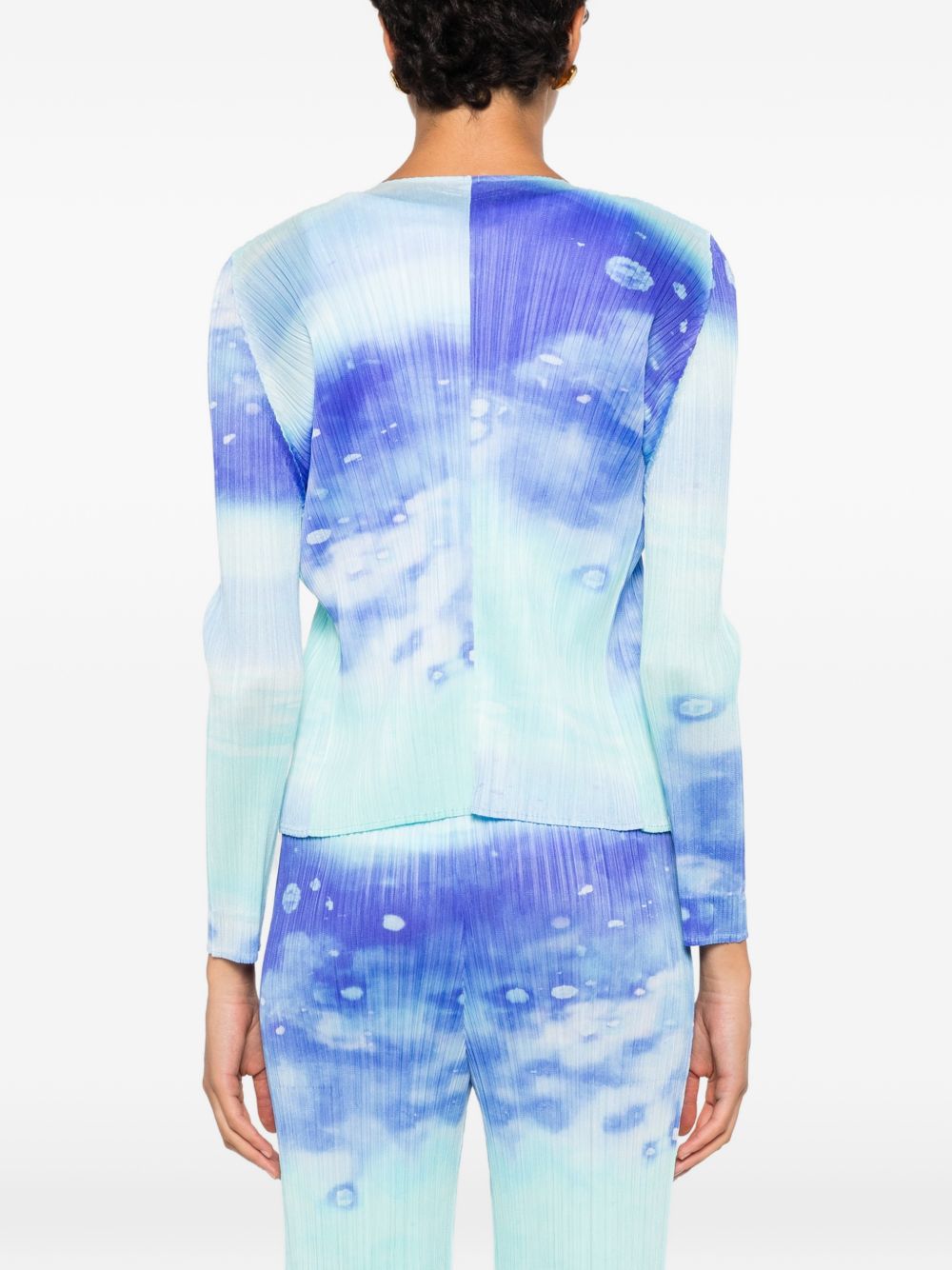 Pleats Please Sweaters Light Blue Polyester