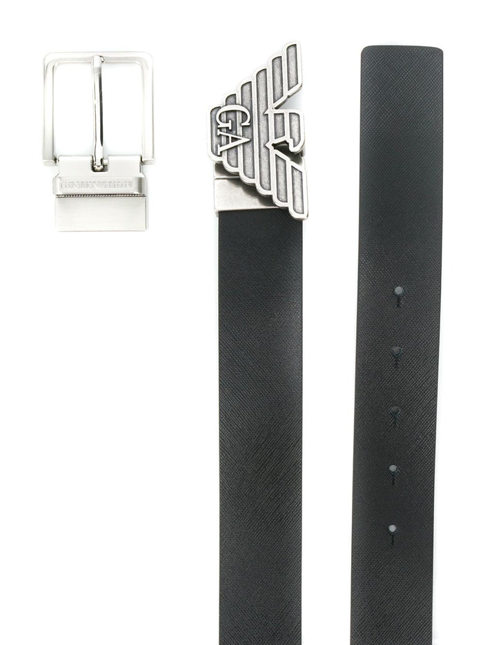Emporio Armani Belts Black Bovine Leather