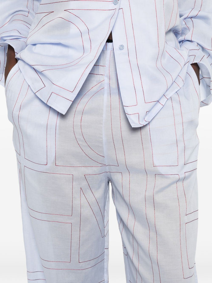 Toteme Pre Trousers Light Blue