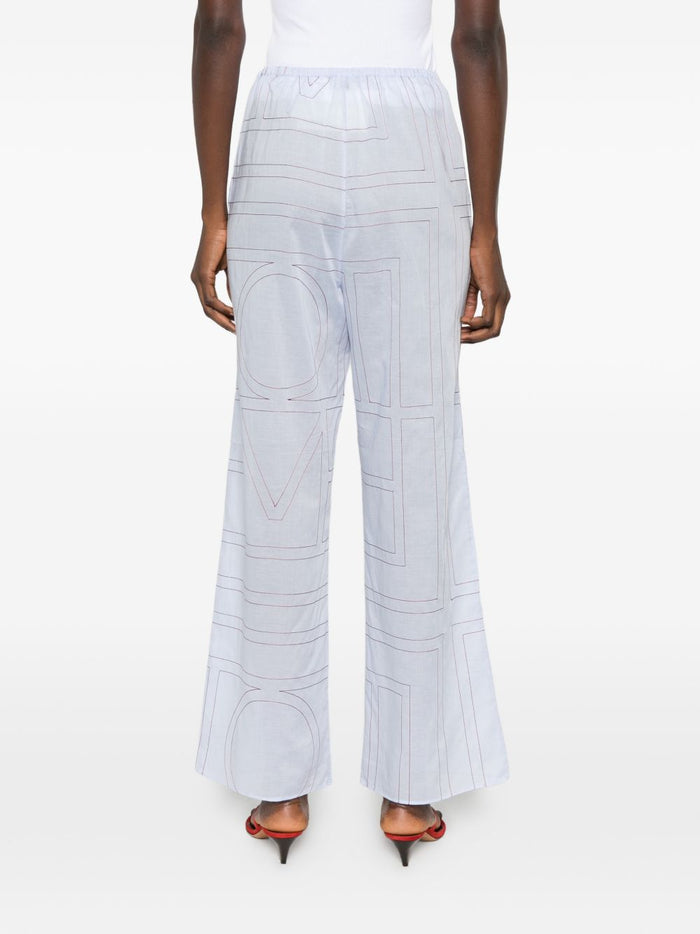 Toteme Pre Trousers Light Blue