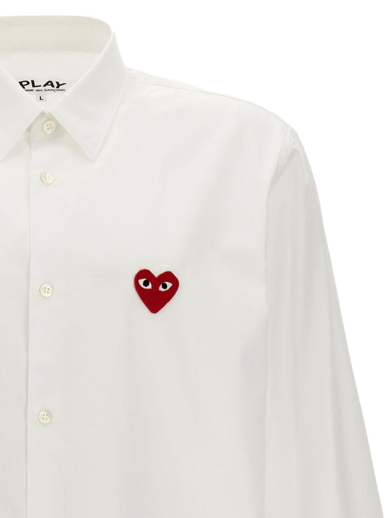 Comme Des Garcons Shirts White