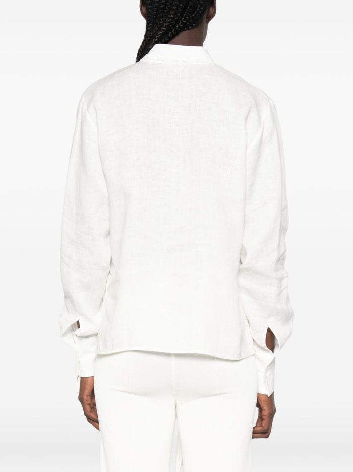 Ermanno Scervino Shirts White Linen