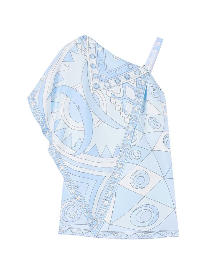 Pucci Dresses Light Blue Silk