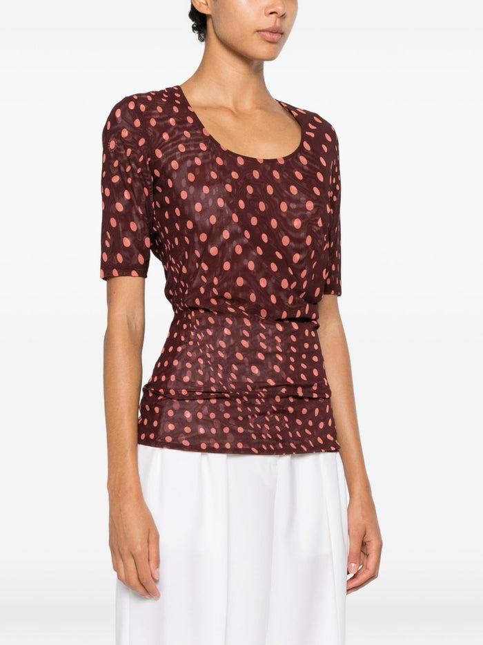Stella Mccartney Top Bordeaux