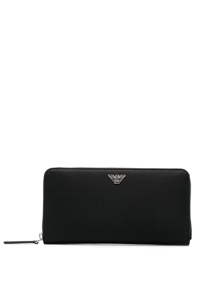 Emporio Armani Wallets Black Bovine Leather