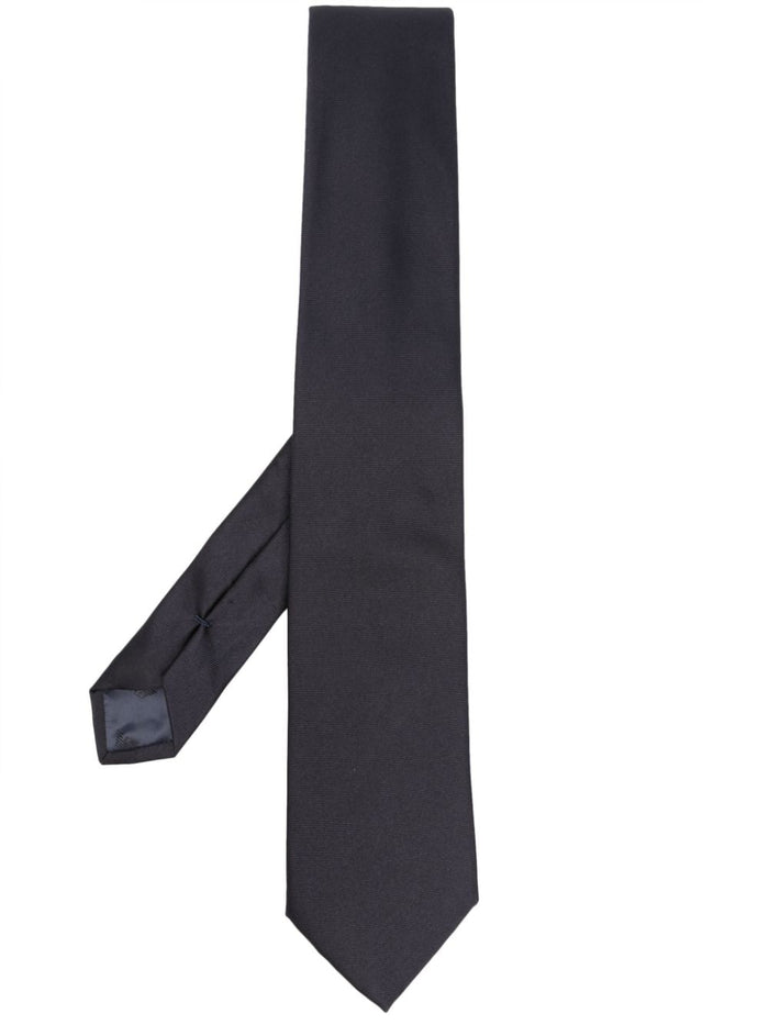 Emporio Armani Exclusive Ties Navy Silk