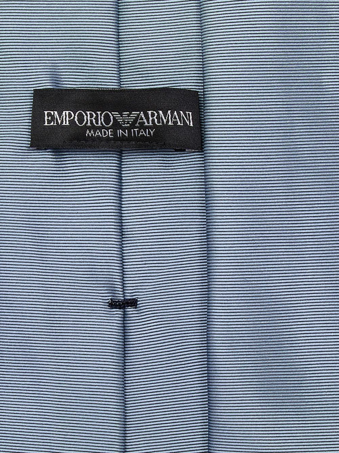 Emporio Armani Exclusive Ties Light Blue Silk