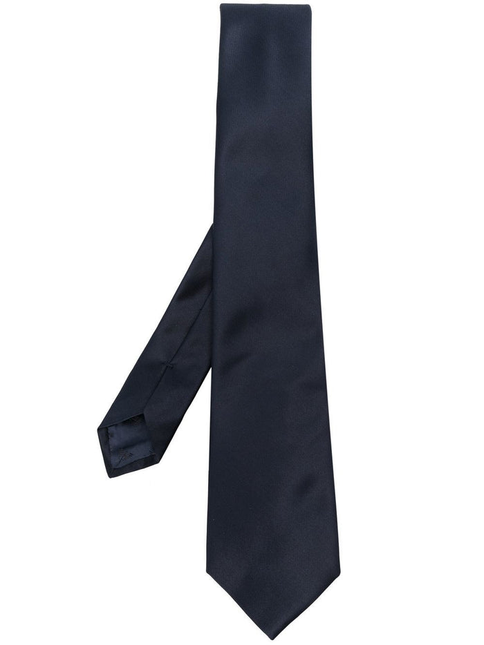 Emporio Armani Exclusive Ties Navy Silk