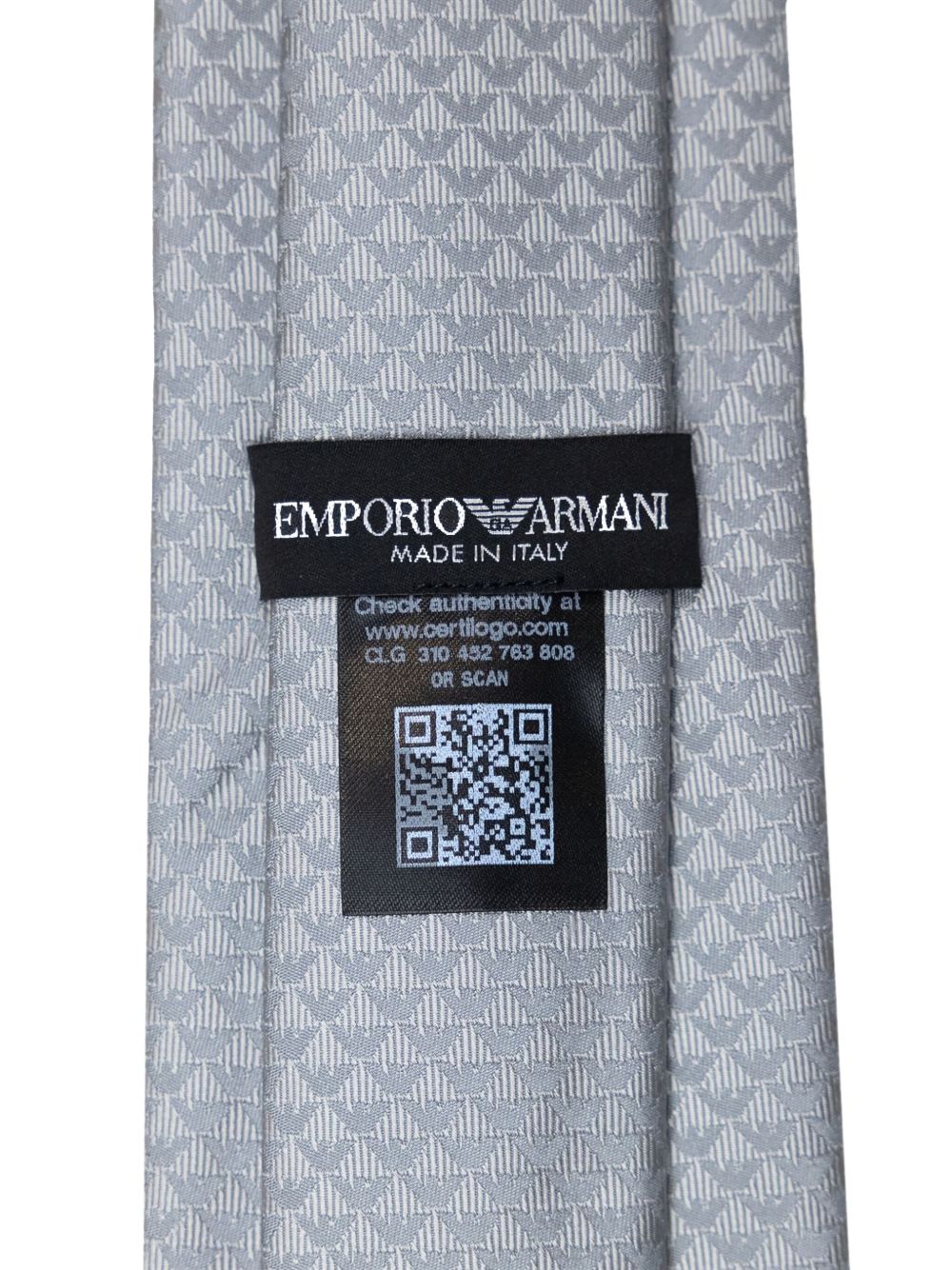 Emporio Armani Exclusive Ties Grey Silk