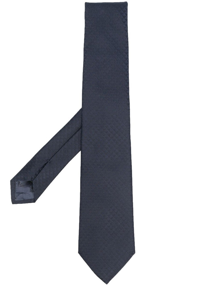 Emporio Armani Exclusive Ties Navy Silk
