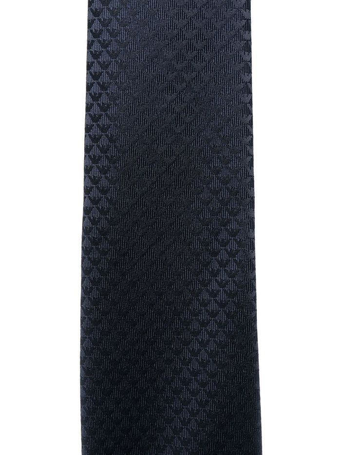 Emporio Armani Exclusive Ties Navy Silk