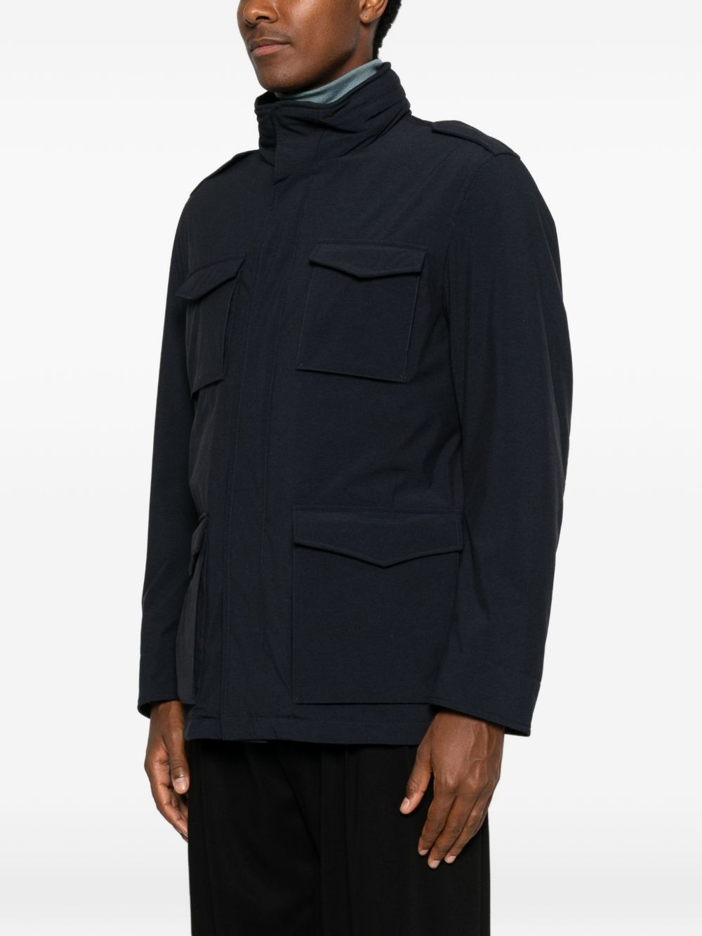 Herno Coats Navy