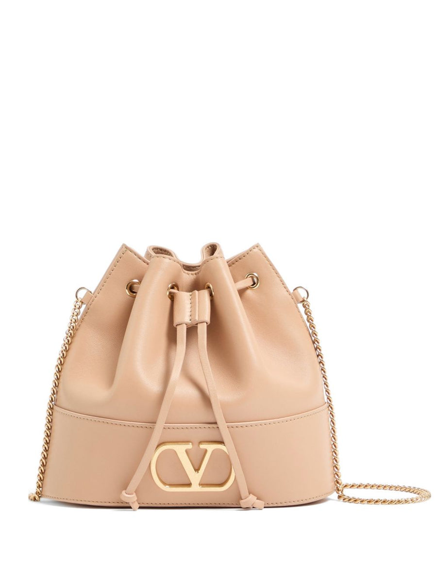 Valentino Garavani Bucket Bag — Beige