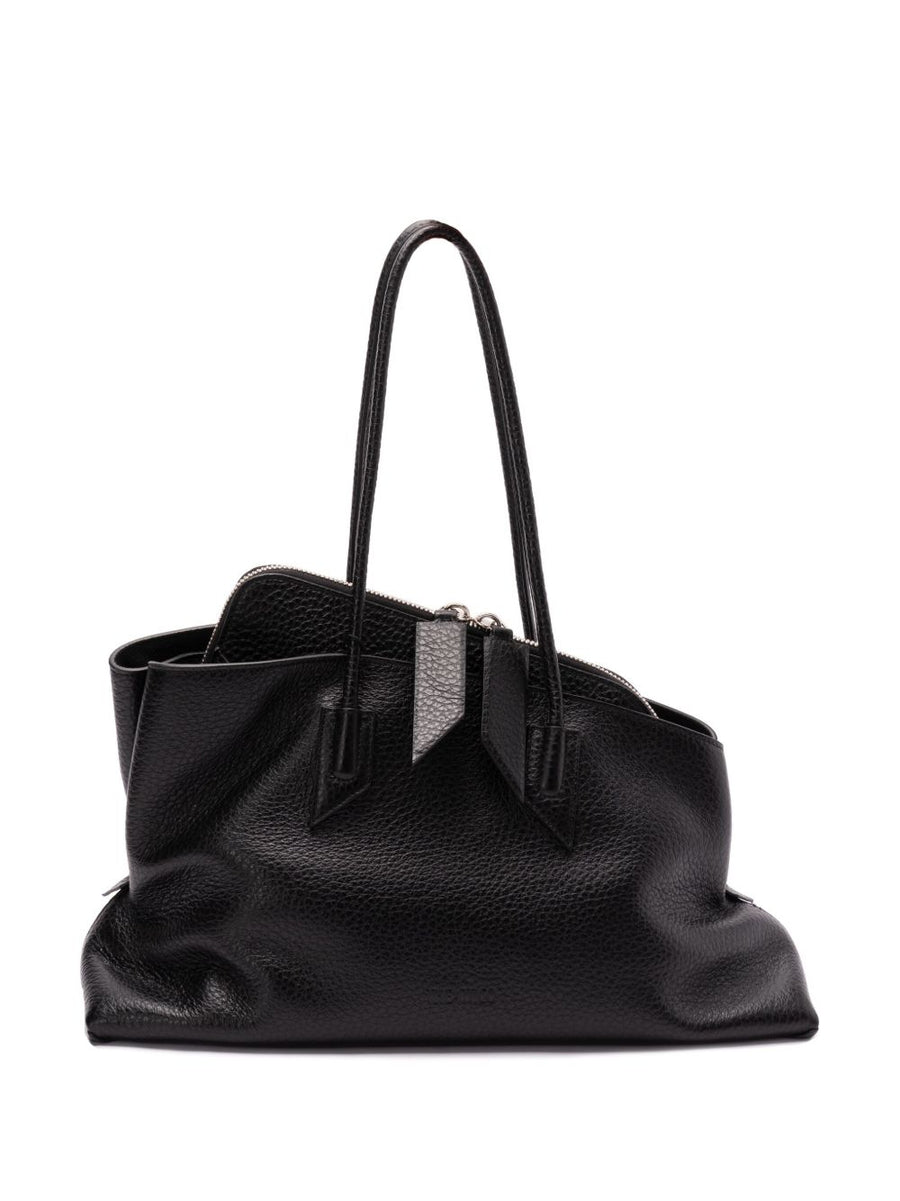 The Attico La Passeggiata Shoulder Bag — Black