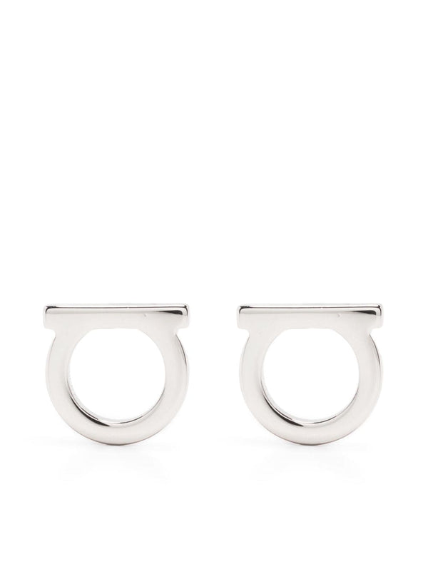 Ferragamo Gancio Earrings — Silver